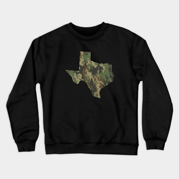 Texas Survival Crewneck Sweatshirt by GreenGuyTeesStore